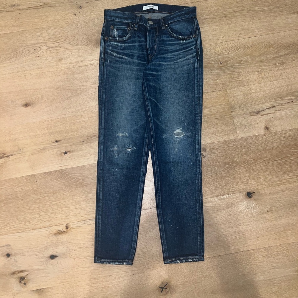 Moussy vintage skinny jean, dark denim, size 25, low rise
